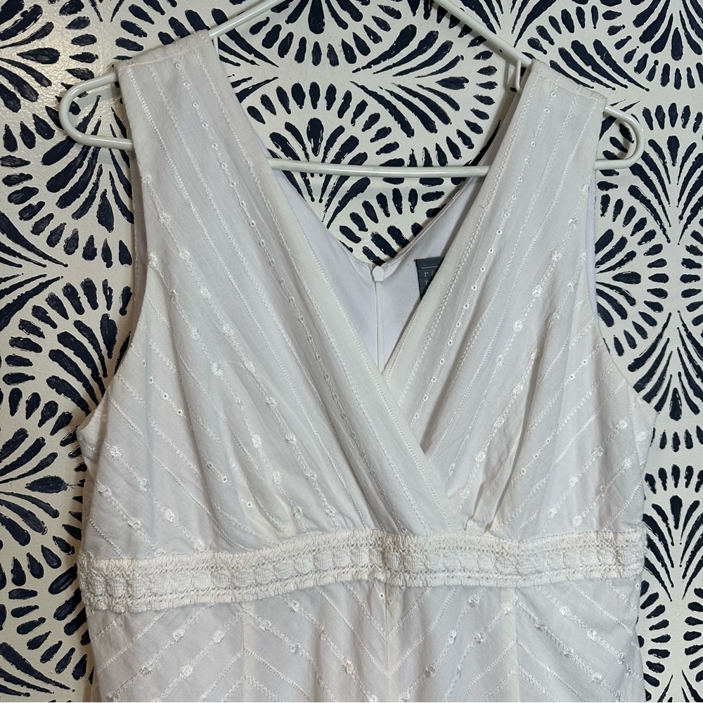 Rabbit Rabbit Rabbit Ivory White Beachy Boho Cotton Dress - Picture 6 of 14